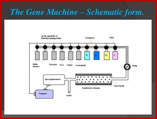 Image result for oligonucleotide synthesis by machines